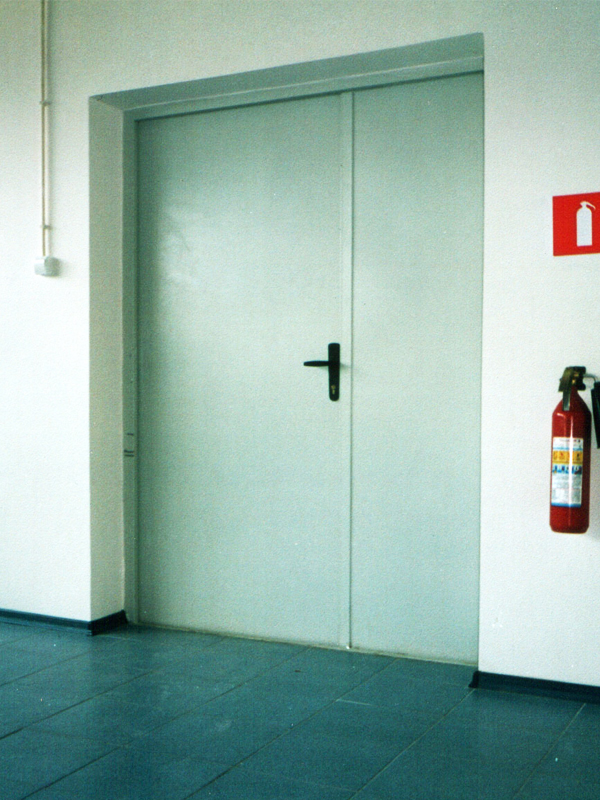 противопожарная металлическая дверь